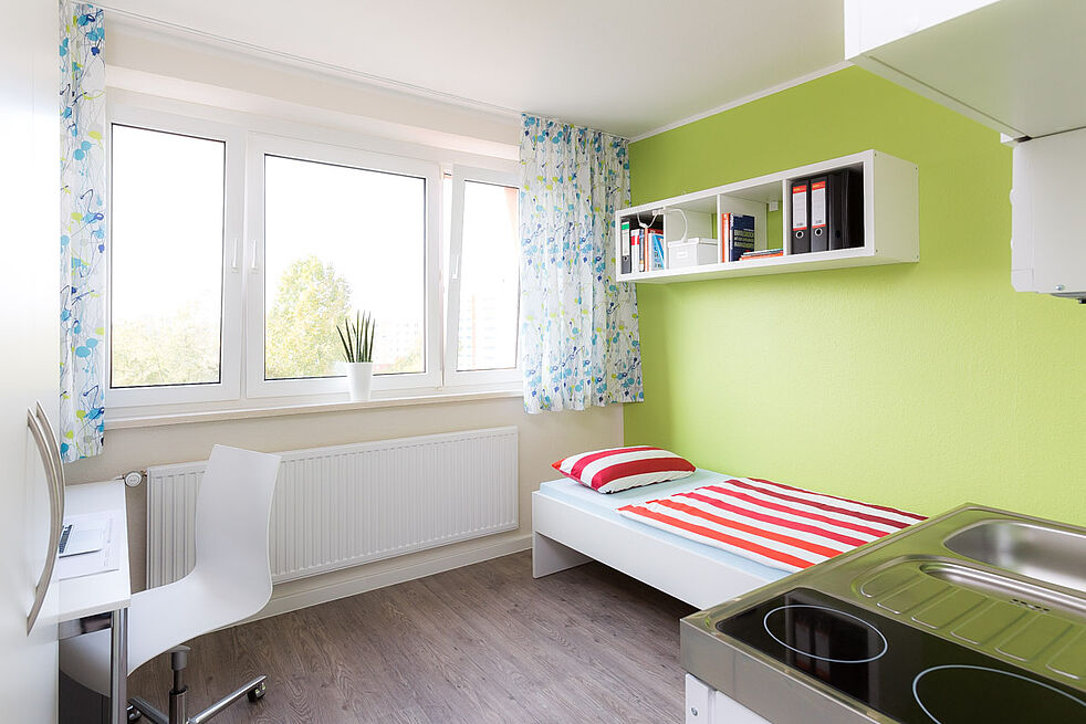 Apartement im WIROtel Südstadt Blick in ein Apartement des WIROtels Südstadt